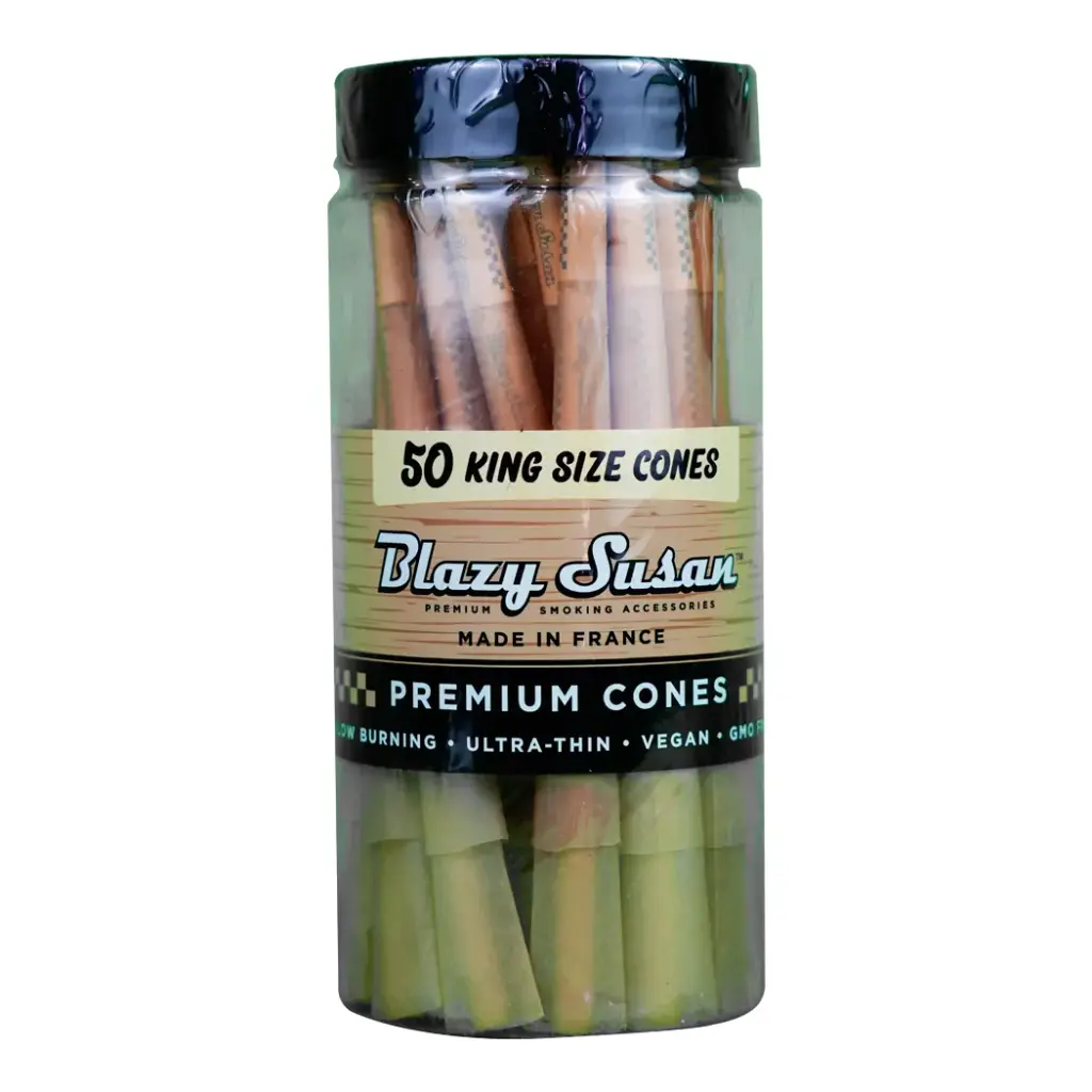 BLAZY CONE UNBLEACHED KING SIZE 50CT JAR