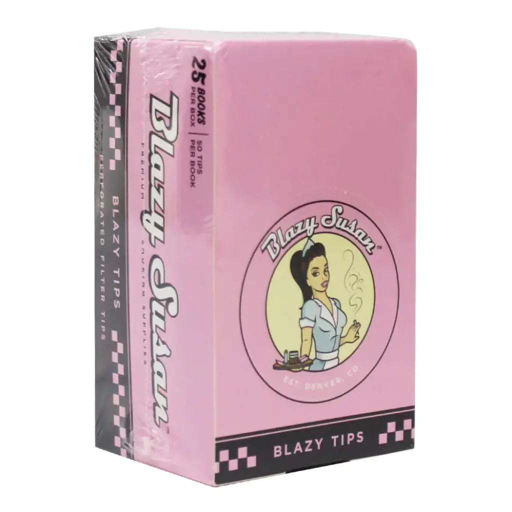 BLAZY TIPS PINK 25 BOOKS PER BOX