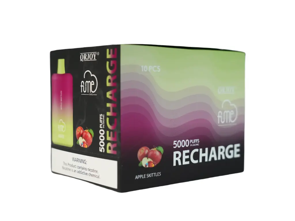 FUME 10PK RECHARGE 5% DISPOSABLE (5000)