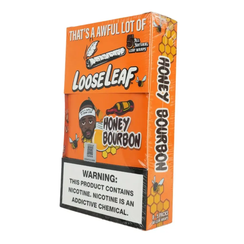 LOOSE LEAF 8-5 PACKS HONEY BOURBON