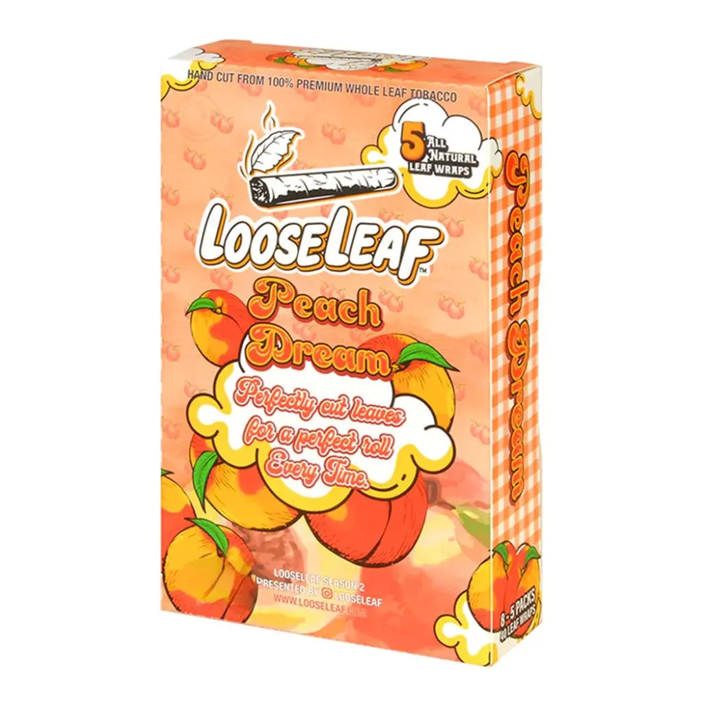 LOOSE LEAF 8-5 PACKS PEACH DREAM