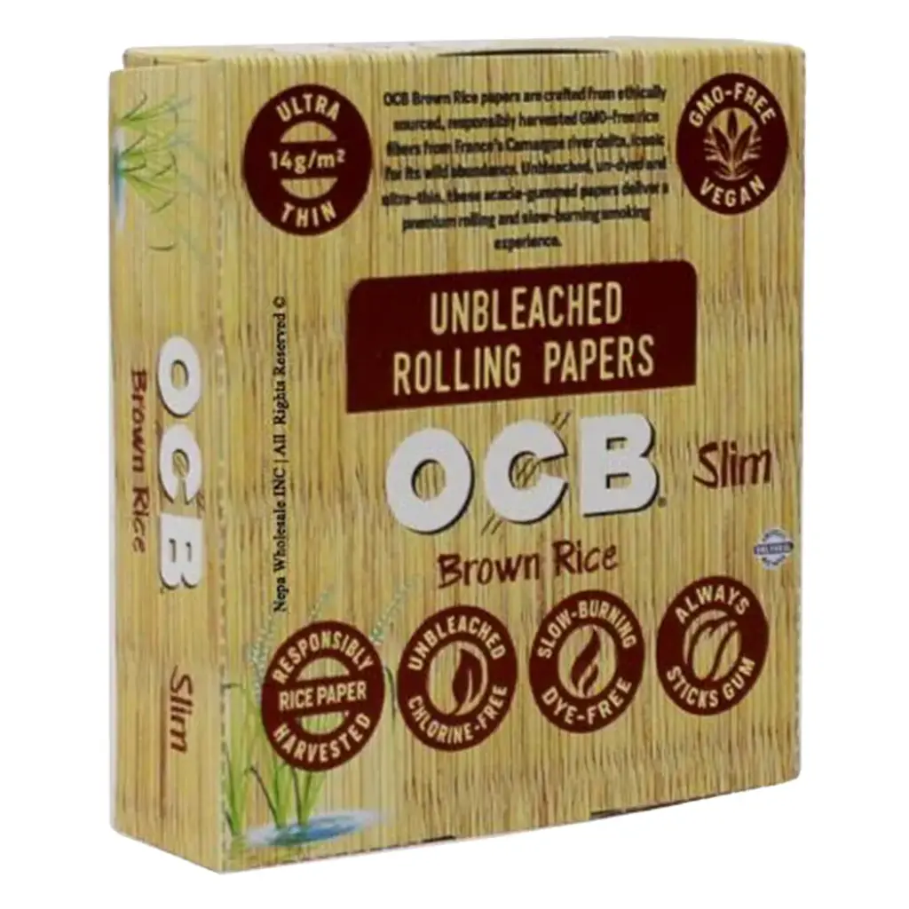 OCB BROWN RICE SLIM 24 PACKS