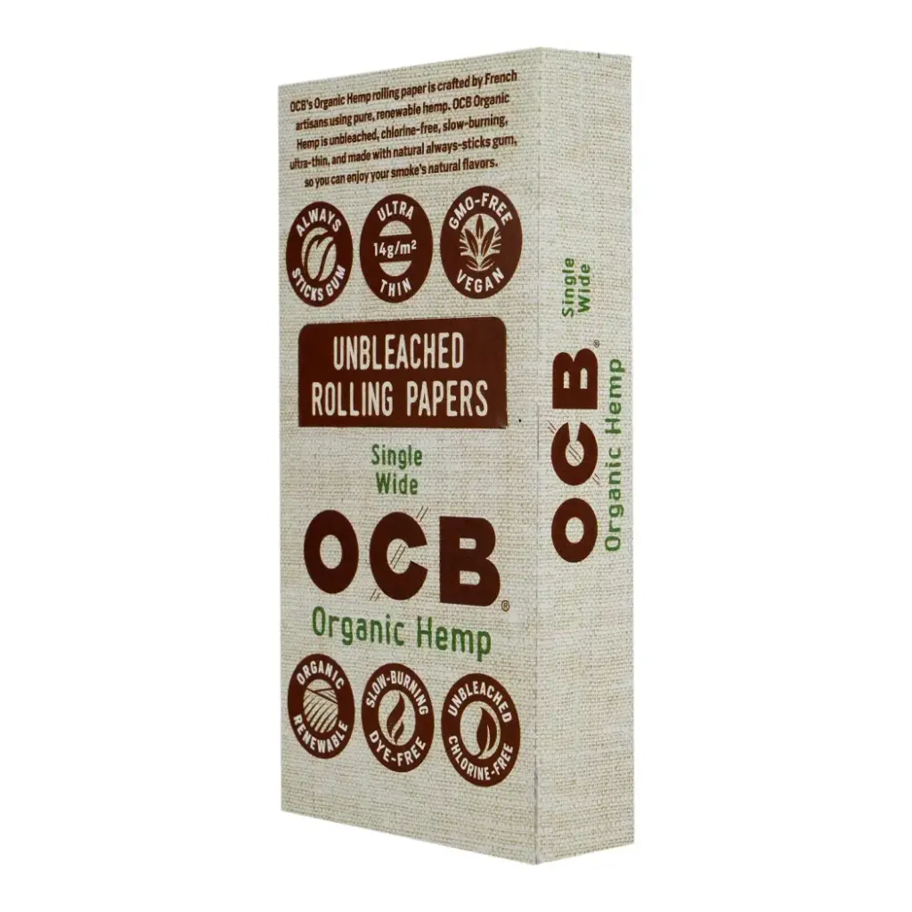 OCB ORGANIC SINGLE WIDE 24 PACKS