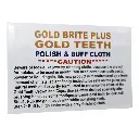 GOLD TEETH POLISH & BUFF CLOTH 8 CT