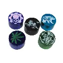 GRINDER 4 PART 63MM MULTI-COLORED STRIPE