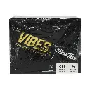 VIBES BLACK 1 1/4 CONE 30 PACKS PER BOX