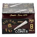 ZIG ZAG CONES 70S 18PK-8 CONES