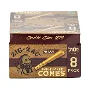 ZIG ZAG CONES UNBLEACHED 70S 18PK-8 CONES