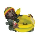 JAMAICAN LT113 POLY RESIN ASHTRAY 1CT