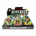 GLASS ASHTRAY 6CT RASTA 2 EDITION