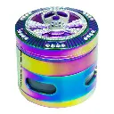 GRINDER (GR158-63WRB) 4 PARTS RAINBOW COLOR 3D PATTERN 63MM