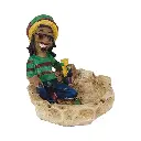 JAMAICAN LT66 POLY RESIN ASHTRAY 1CT